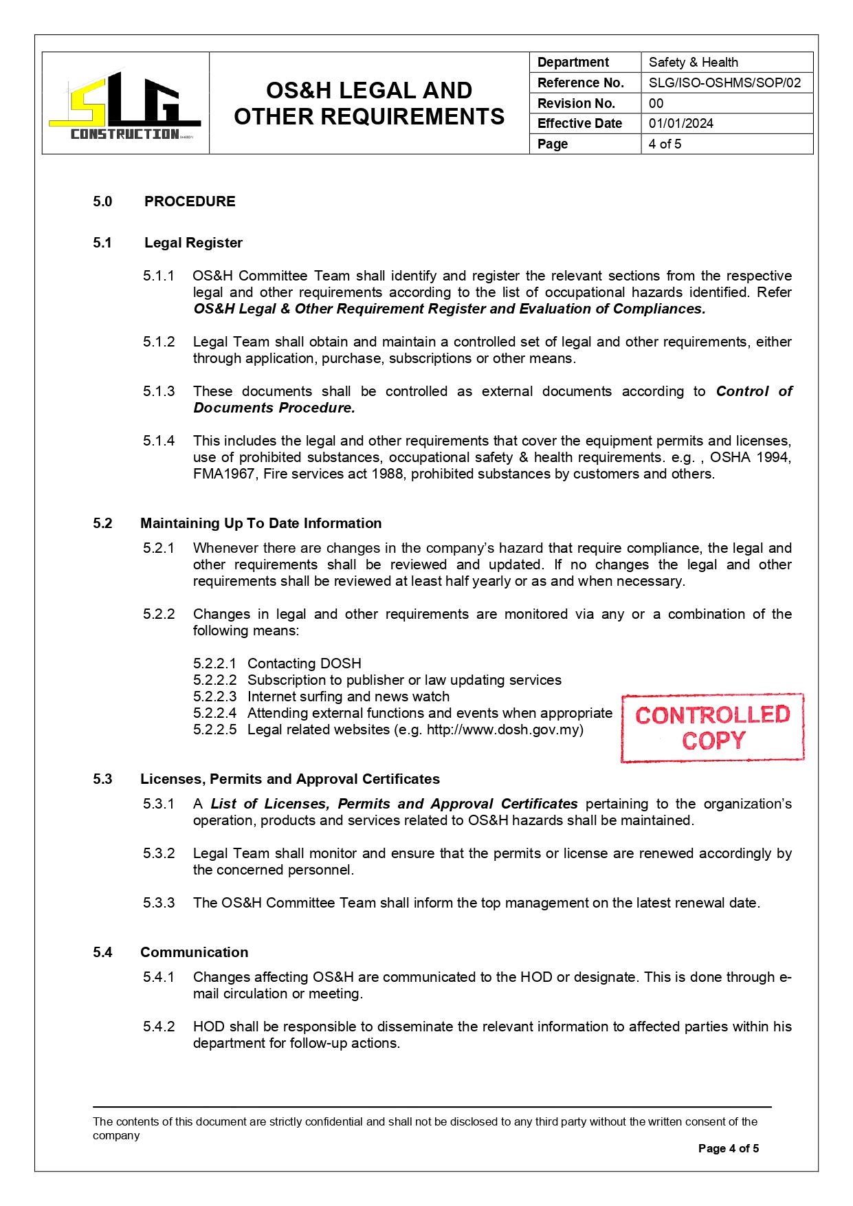 SLG-PRO-SOP Page 4